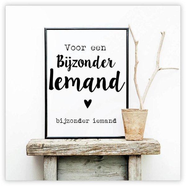 Bijzonder iemand