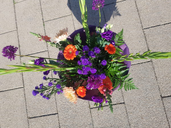 Plukboeket Paars/Oranje