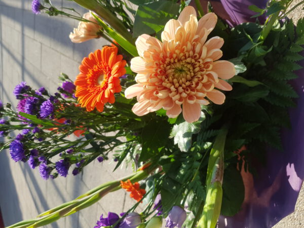 Plukboeket Paars/Oranje - Afbeelding 3
