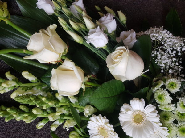 Boeket Rouw Wit - Afbeelding 2
